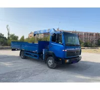 Mercedes-Benz 814 с кран манипулятором